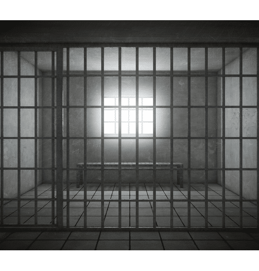 Jail Cell with the glow of a window