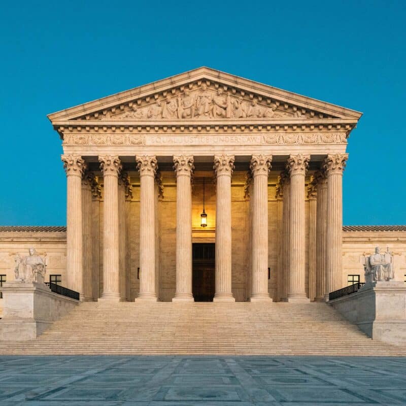 The Supreme Court, in Capitol Hill, Washington, DC